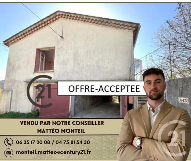 maison à vendre - 5 pièces - 72.0 m2 - POURCHERES - 07 - RHONE-ALPES - Century 21 Alpimmo